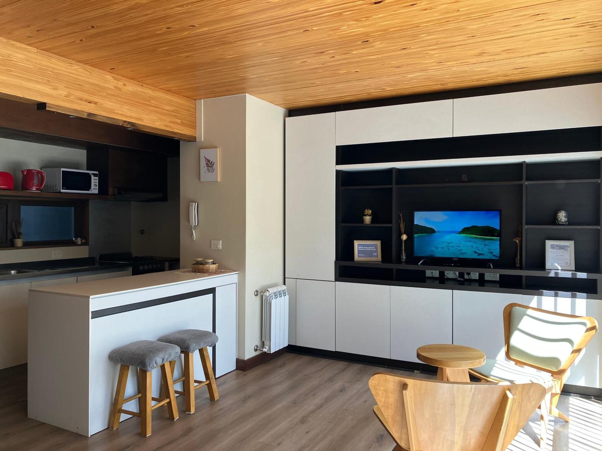 Апартаменти Rahue, Monoambiente Centrico Con Patio Propio Сан-Мартін-де-лос-Андес Екстер'єр фото